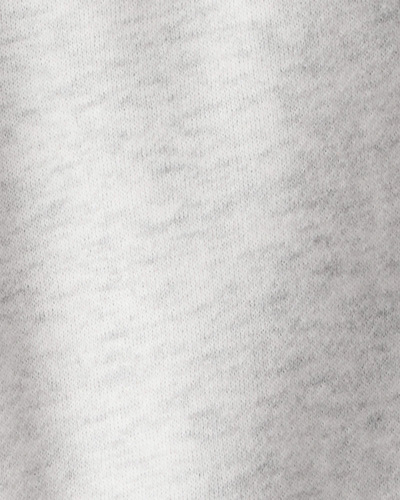 Baby Girl Cotton Joggers - Grey