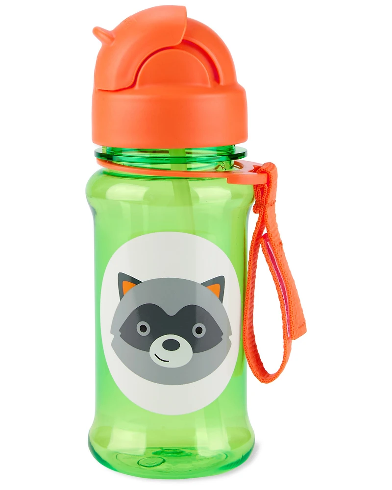 ZOO Straw Bottle - 12 oz Raccoon 