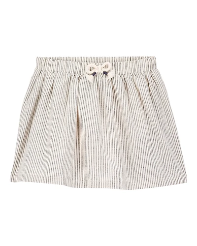 Toddler Striped Pull-On Skort