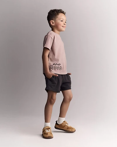 Toddler Relaxed Tee - Mauve
