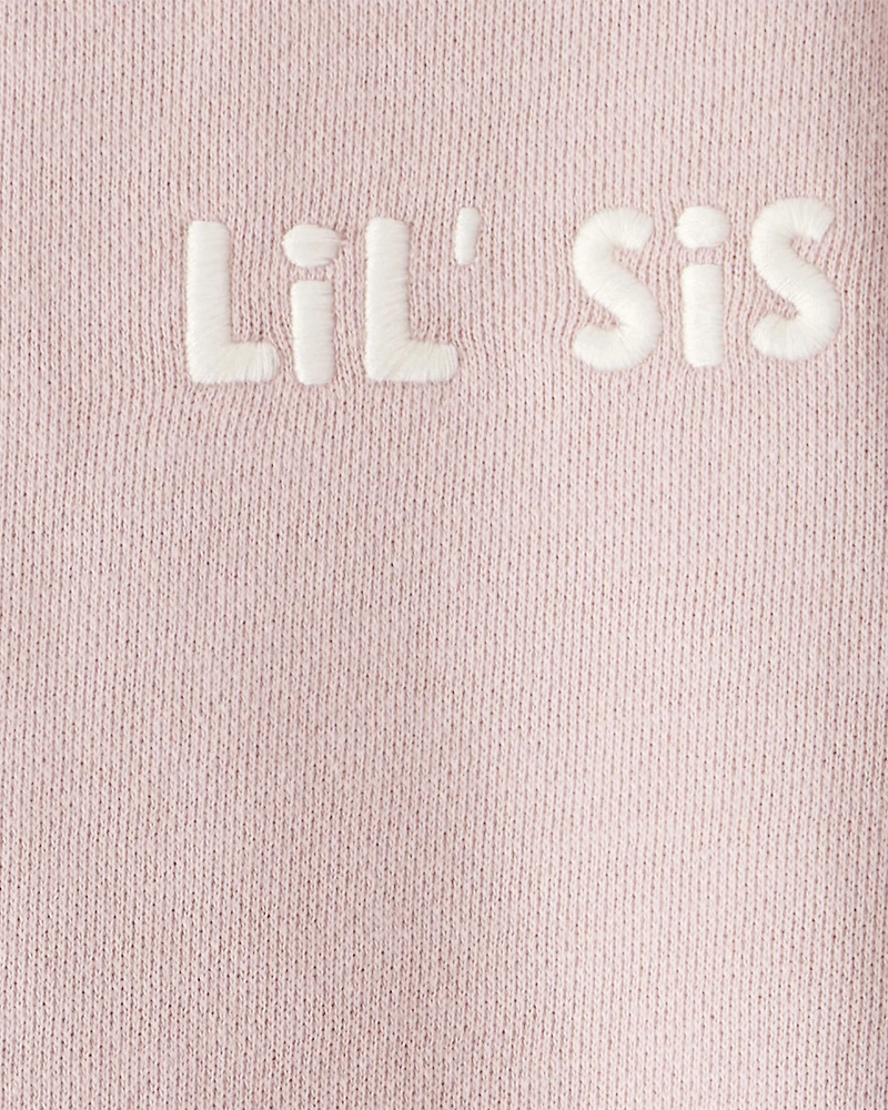 Baby Organic Cotton Lil' Sis Bubble Bodysuit