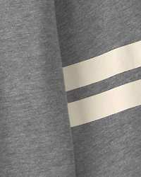 Toddler Boy Striped Long-Sleeve T-Shirt - Grey/Cream