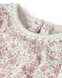 Girls 2-Pack Organic Cotton Ribbed Tees