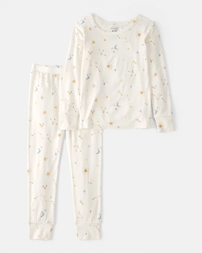 Toddler Constellation PurelySoft 2-Piece Pyjama Set - Cream