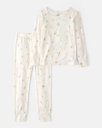 Toddler Constellation PurelySoft 2-Piece Pyjama Set - Cream
