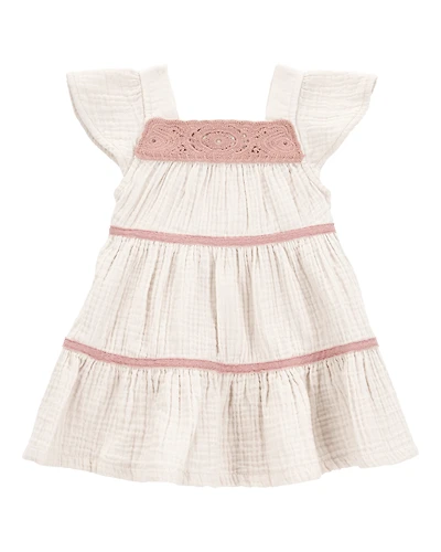 Baby Striped Tiered Dress