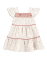 Baby Striped Tiered Dress