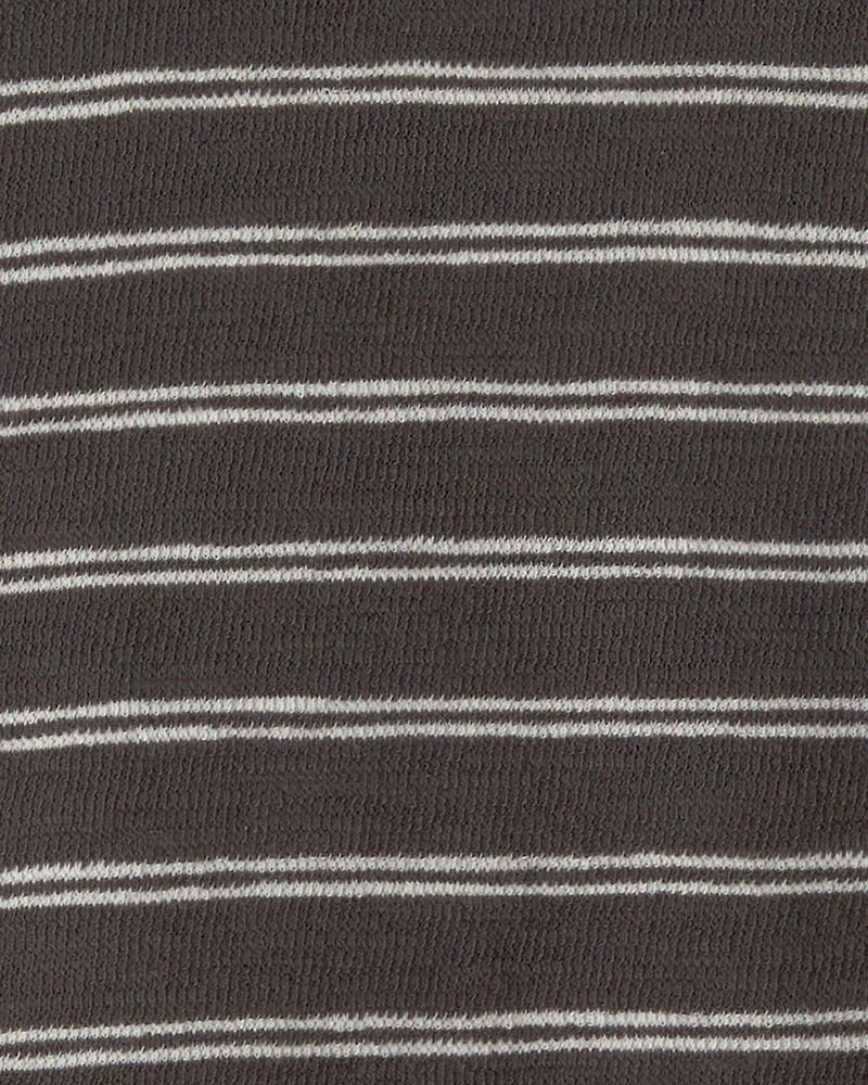 Toddler 2-Piece Short-Sleeve Top & Short Set Black