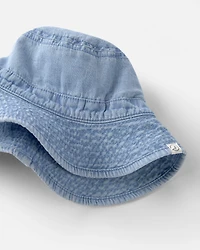 Kid Organic Cotton Chambray Bucket Hat