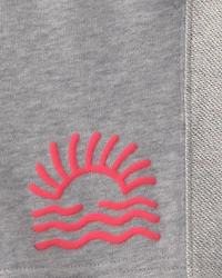 Boys Sunset French Terry Shorts - Grey