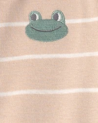 Baby 2-Pack Frog 100% Cotton Snug Fit 1-Piece pyjama - Green/Tan
