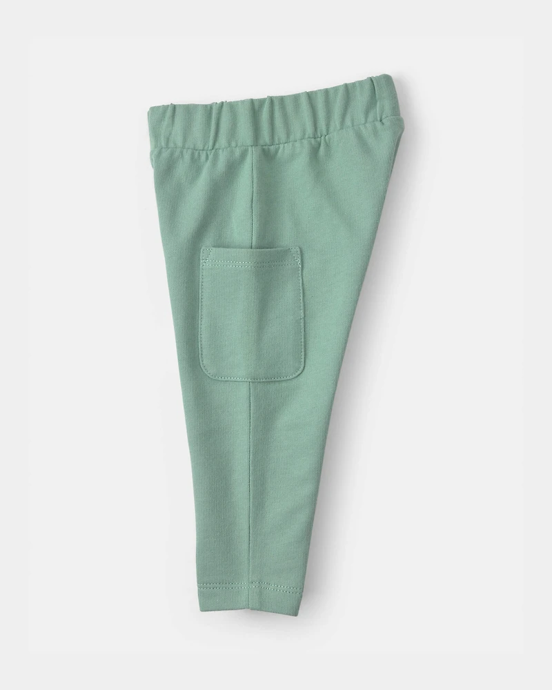 Baby Boy 3-Piece Frog Top & Pant Set - Green