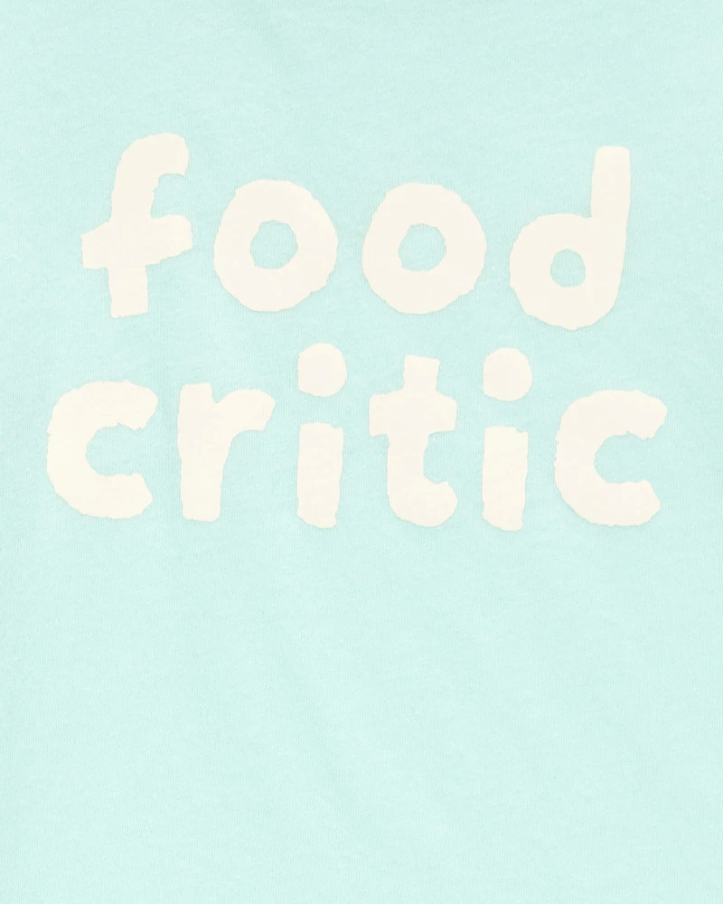 Toddler Boy Food Critic Graphic Tee