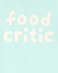 Toddler Boy Food Critic Graphic Tee