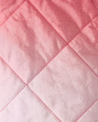 Girls Ombre Puffer Vest - Pink