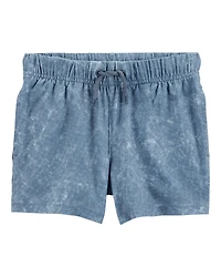 Toddler Solid Pull-On Knit Shorts