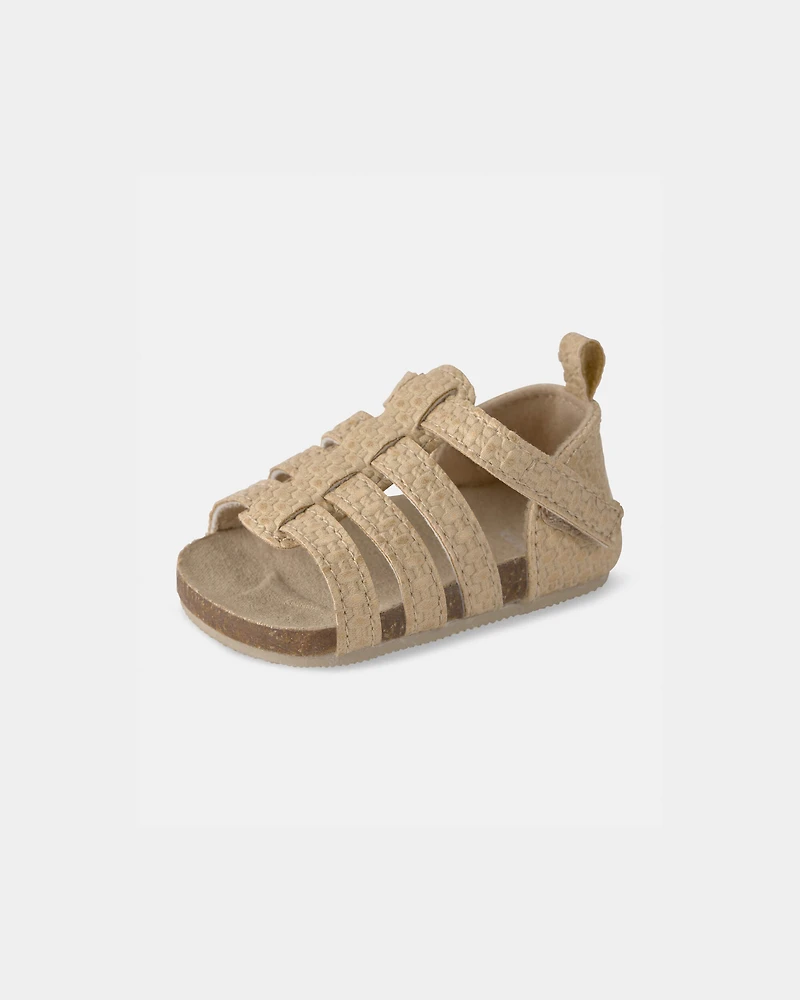 Baby Girl Strappy Sandals - Brown