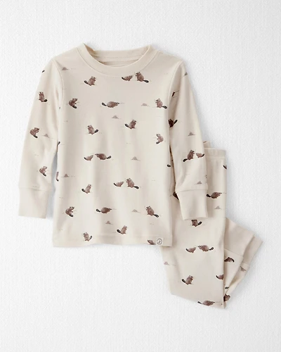 Baby Organic Cotton Pyjamas Beavers' Creek Print