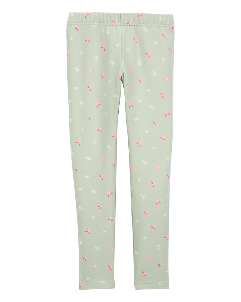 Kid Floral Stretch Leggings