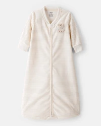 Baby Loose Fit Long-Sleeve Wearable Blanket - White