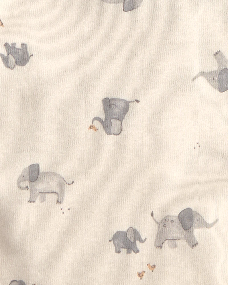 Baby 4-Pack Elephant Burp Cloths