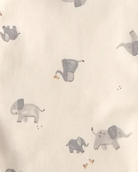 Baby 4-Pack Elephant Burp Cloths