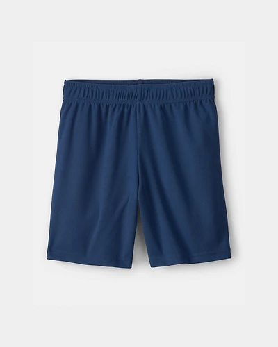 Boys Mesh Active Shorts - Blue