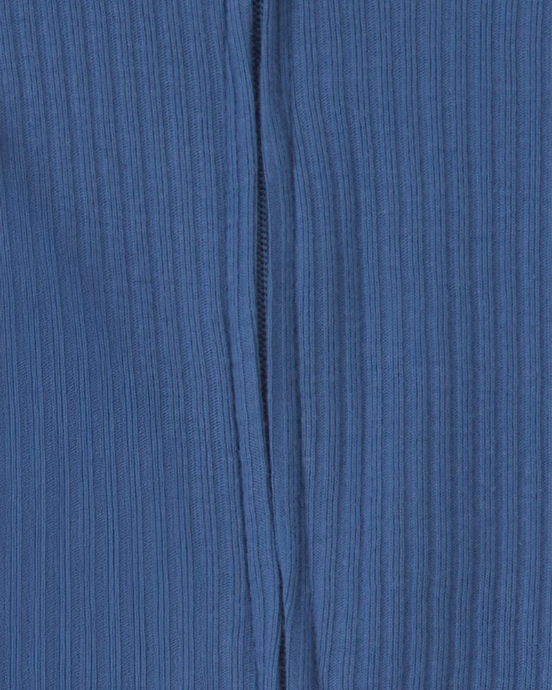 Baby Boy 2-Pack 2-Way Zip Sleepers Solid Sea Creature - Blue