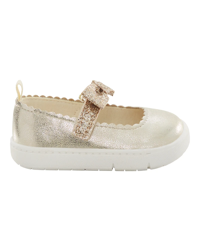 Every Step® First Walker Mary Jane Shoes - Gold