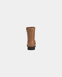 Girls Heart Riding Boots - Brown