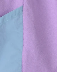 Toddler Girl French Terry Shorts - Purple/Blue
