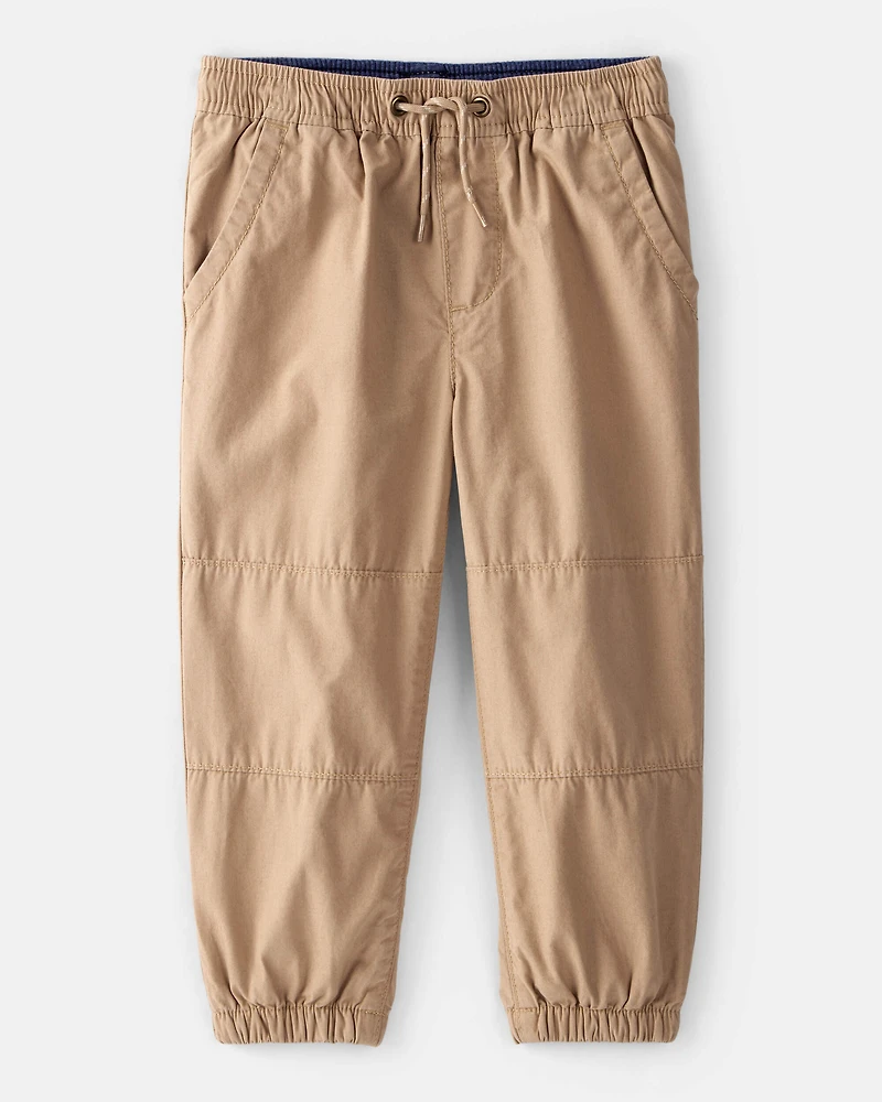 Toddler Boy Joggers - Tan