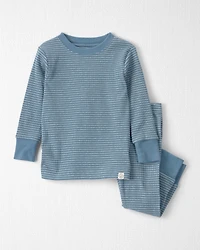 Baby 2-Piece Organic Cotton Ribbed Pyjama