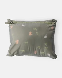 Toddler Wilderness Print Hooded Puffer - Green