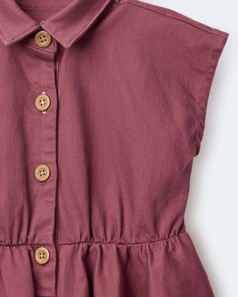 Toddler Girl Avenue Twirl™ Dress - Burgundy