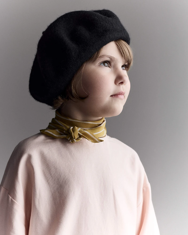 Toddler Girl Blouson Cuffed Long-Sleeve Top - Blush