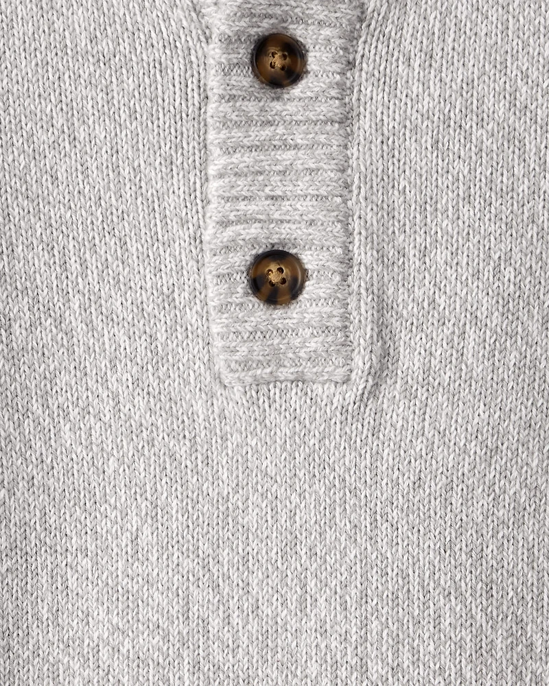 Boys Pullover Sweater - Grey