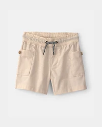 Toddler Boy Pocket Short - Khaki