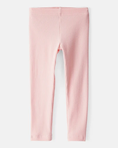 Toddler Girl Ribbed Leggings
