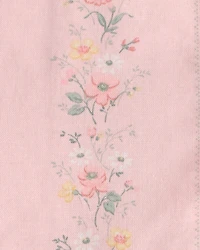 Toddler Girl Ruffle Dress Made with Organic Cotton Spring Garden Print