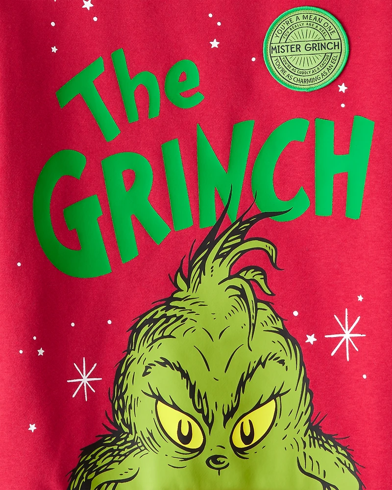 Boys Christmas Dr. Seuss™ The Grinch Pullover Sweatshirt - Red