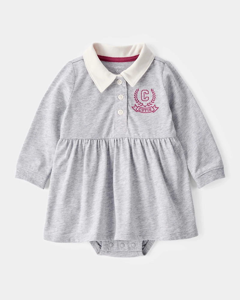 Baby Varsity Bodysuit Dress