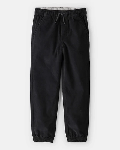 Boys Corduroy Joggers - Black