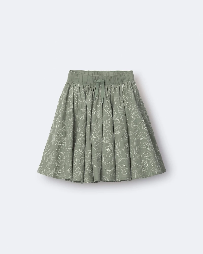 Toddler Girl Avenue Twirl™ Midi Floral Print - Green