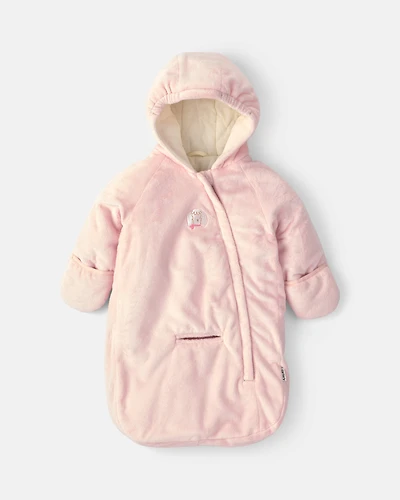Baby Girl Velboa Prambag- Pink