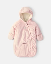 Baby Girl Velboa Prambag- Pink
