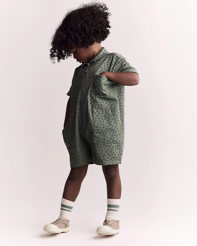 Toddler Day Out™ Romper - Olive