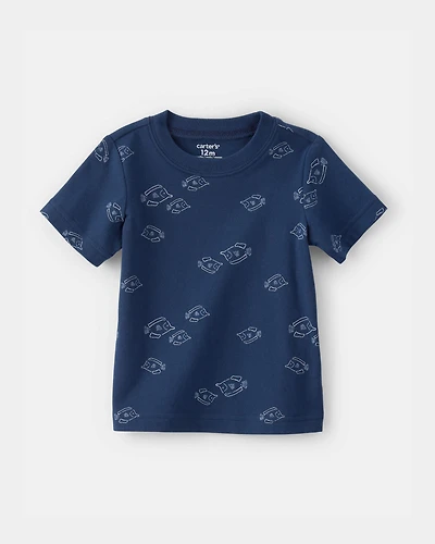 Baby Boy Fish T-Shirt - Blue