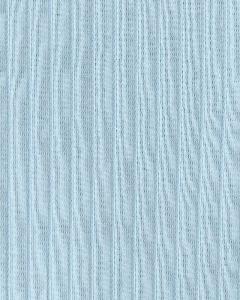 Toddler Boy Rib Snug Fit 2-Piece Pyjama Set - Blue