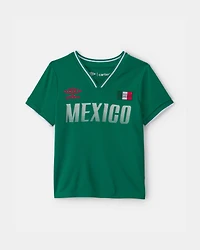 Toddler 2-Piece Umbro Mexico Soccer Jersey & Short Set - Green/White/Red